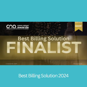 CNA Best Billing Solution award finalist 2024