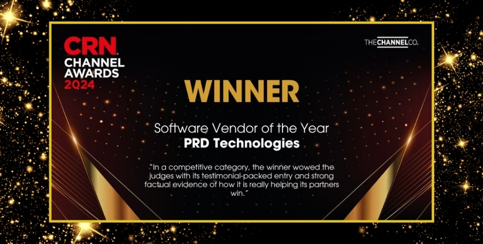 PRD software for billing - CRN industry award win